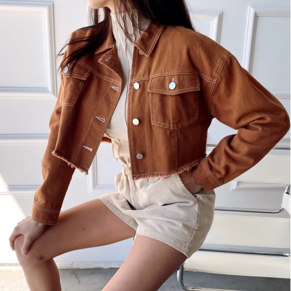 High Road Brown Denim Jacket